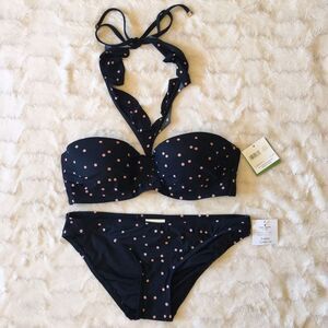 Kate Spade Anna Maria Convertible Ruffle Bikini M